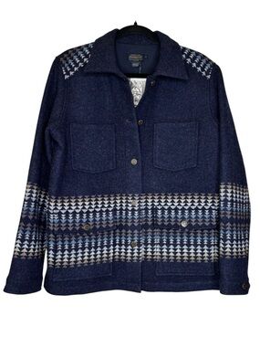 NWT Pendleton Western Horizons Coat Women's M Medium 100% Virgin Wool $349